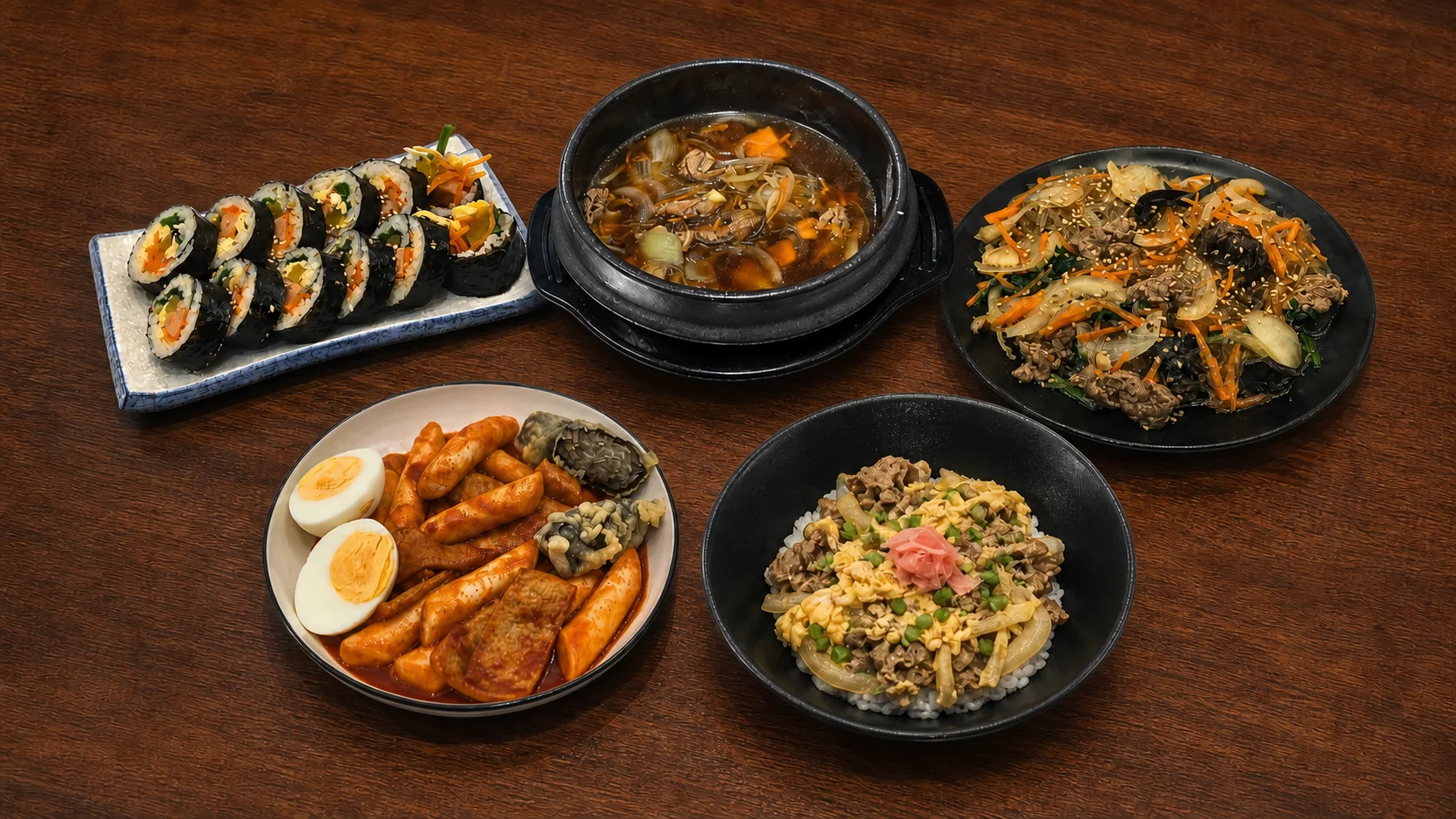 Comforting dishes, simply served
